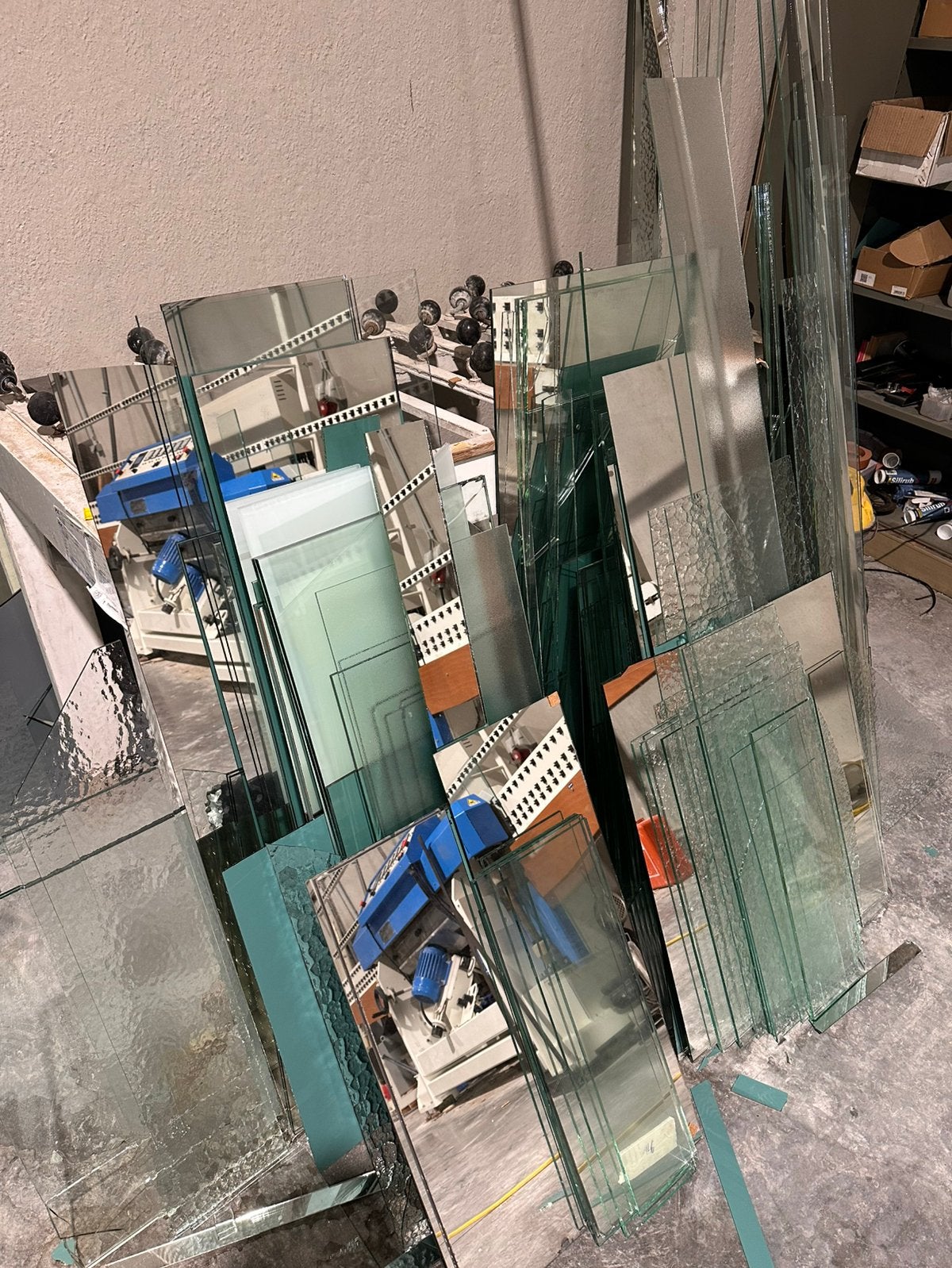 Glas of spiegel, Bricolage & Construction, Enlèvement, Comme neuf