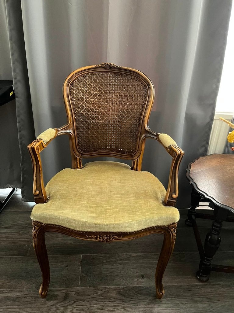 2 Vintage chairs, Ophalen, Gebruikt, Hout, Twee