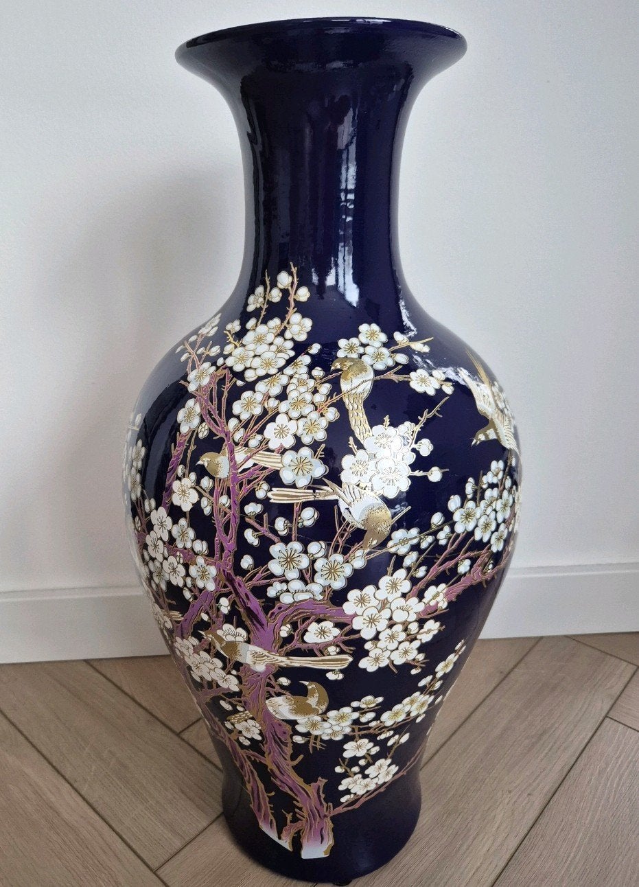 Vaas XXL formaat Bloemen van Cornelis!, Antiek en Kunst, Ophalen