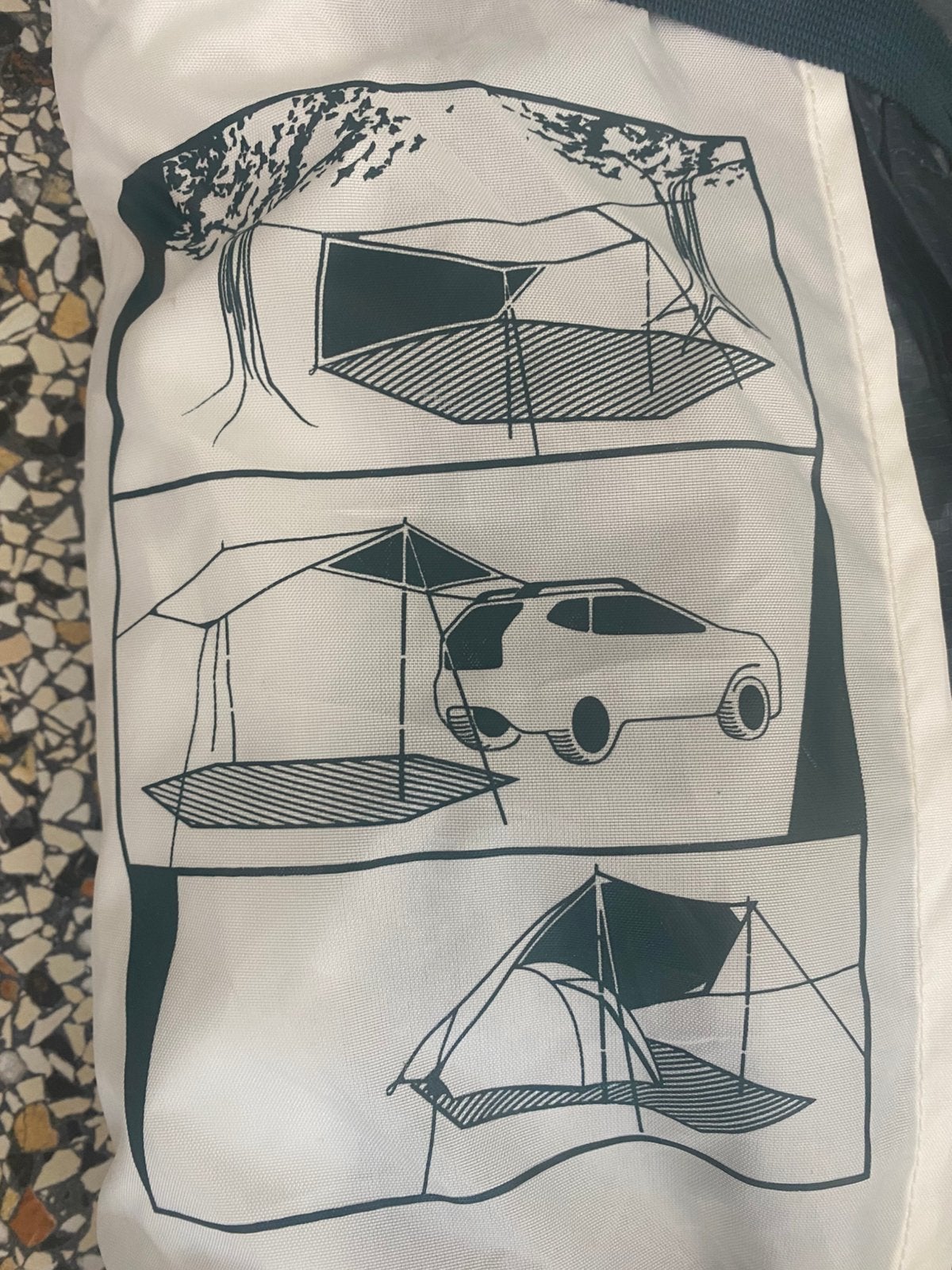 Quechua. Tarp abri camping multifonction - fresh., Enlèvement, Comme neuf