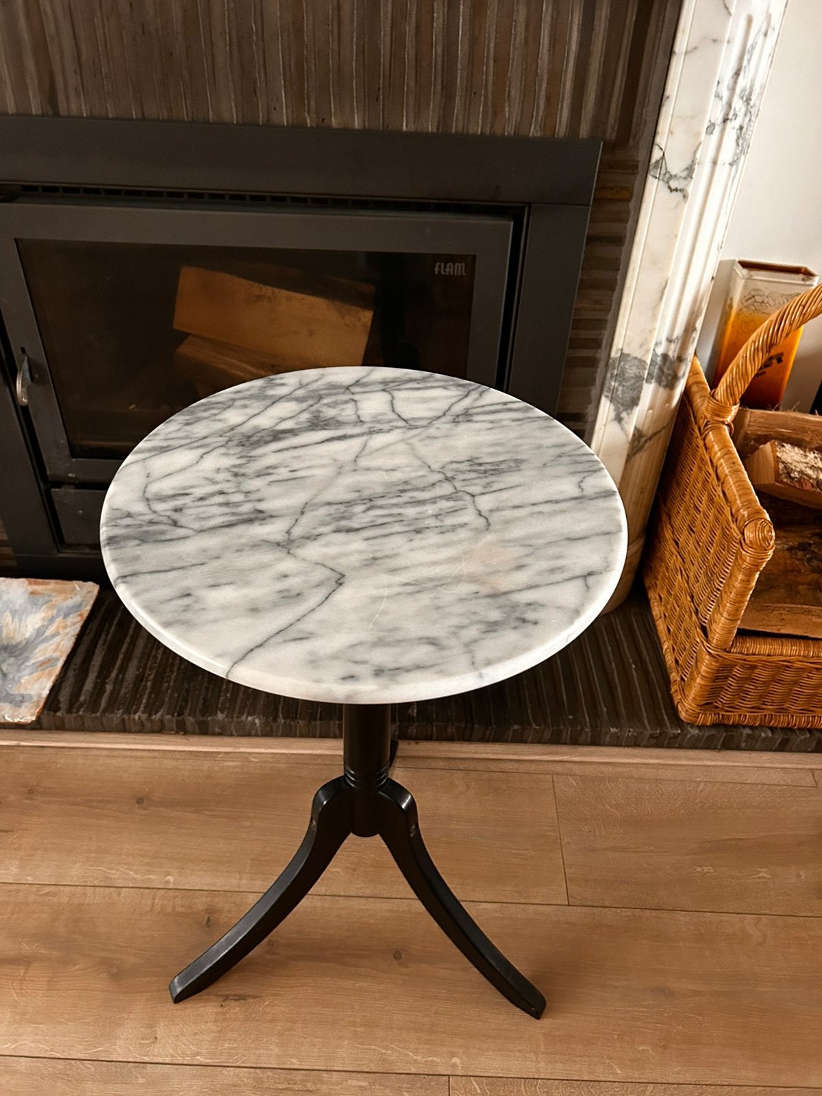 Table d'appoint, Maison & Meubles, Rond, Moins de 55 cm, Comme neuf, Enlèvement