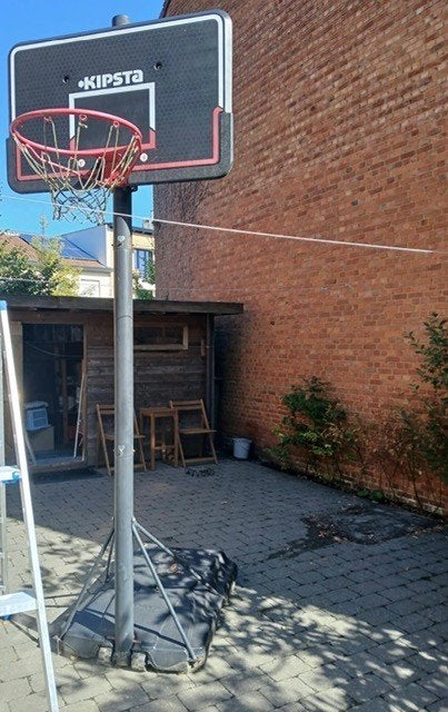 Basketpaal - op te halen regio Antwerpen, Enlèvement, Utilisé, Anneau, Panneau ou Poteau