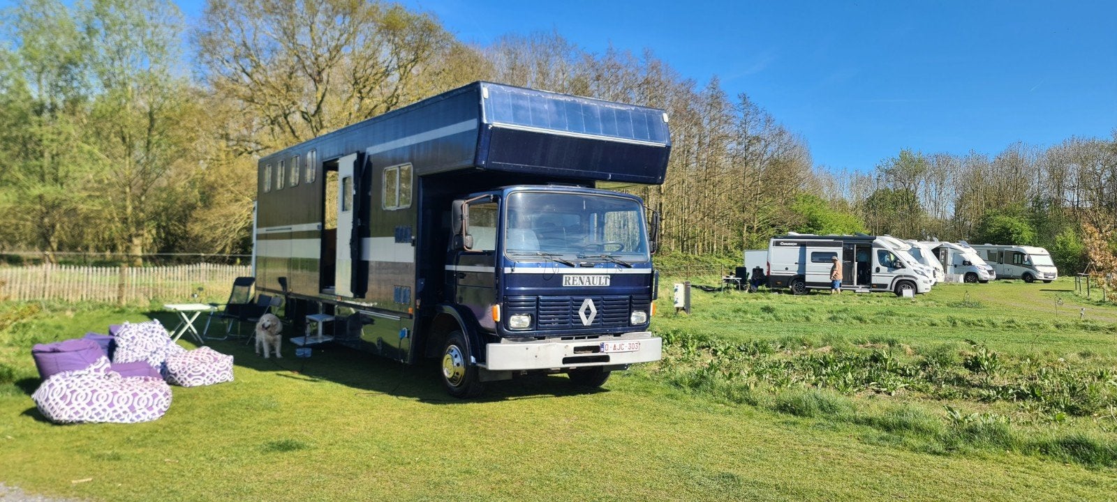 camion équestre pour mobil-home, Particulier