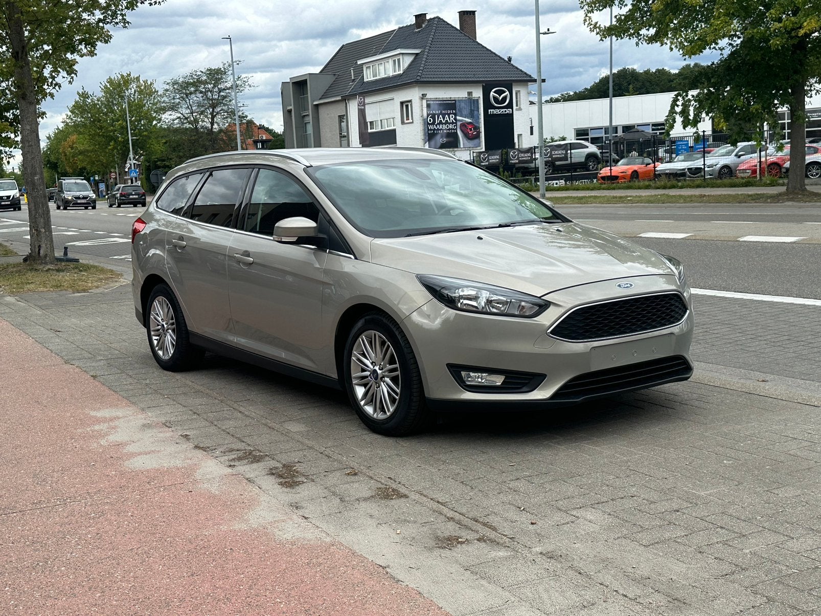 Ford Focus 1.0 Ecoboost Break  2018 92.000Km Gps Garantie, Auto's, Stof, Euro 6, 110 g/km, 3 cilinders