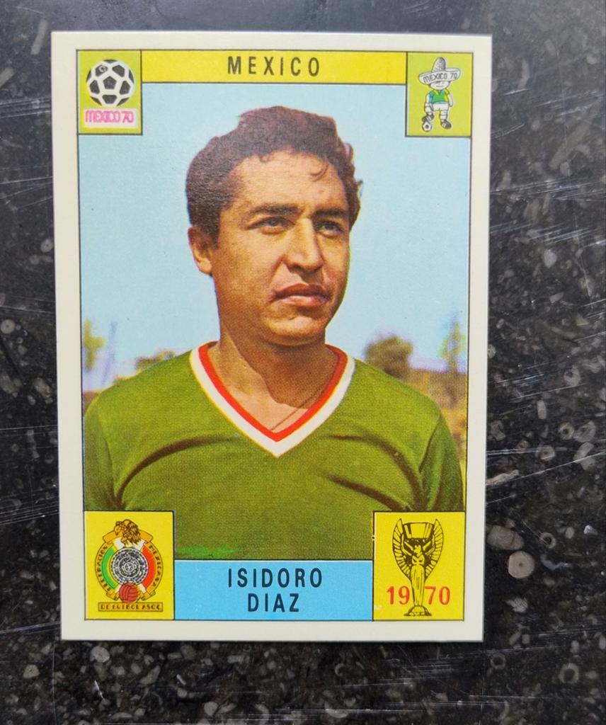 Panini Mexico World Cup 1970: Isidoro Diaz, Collections, Enlèvement