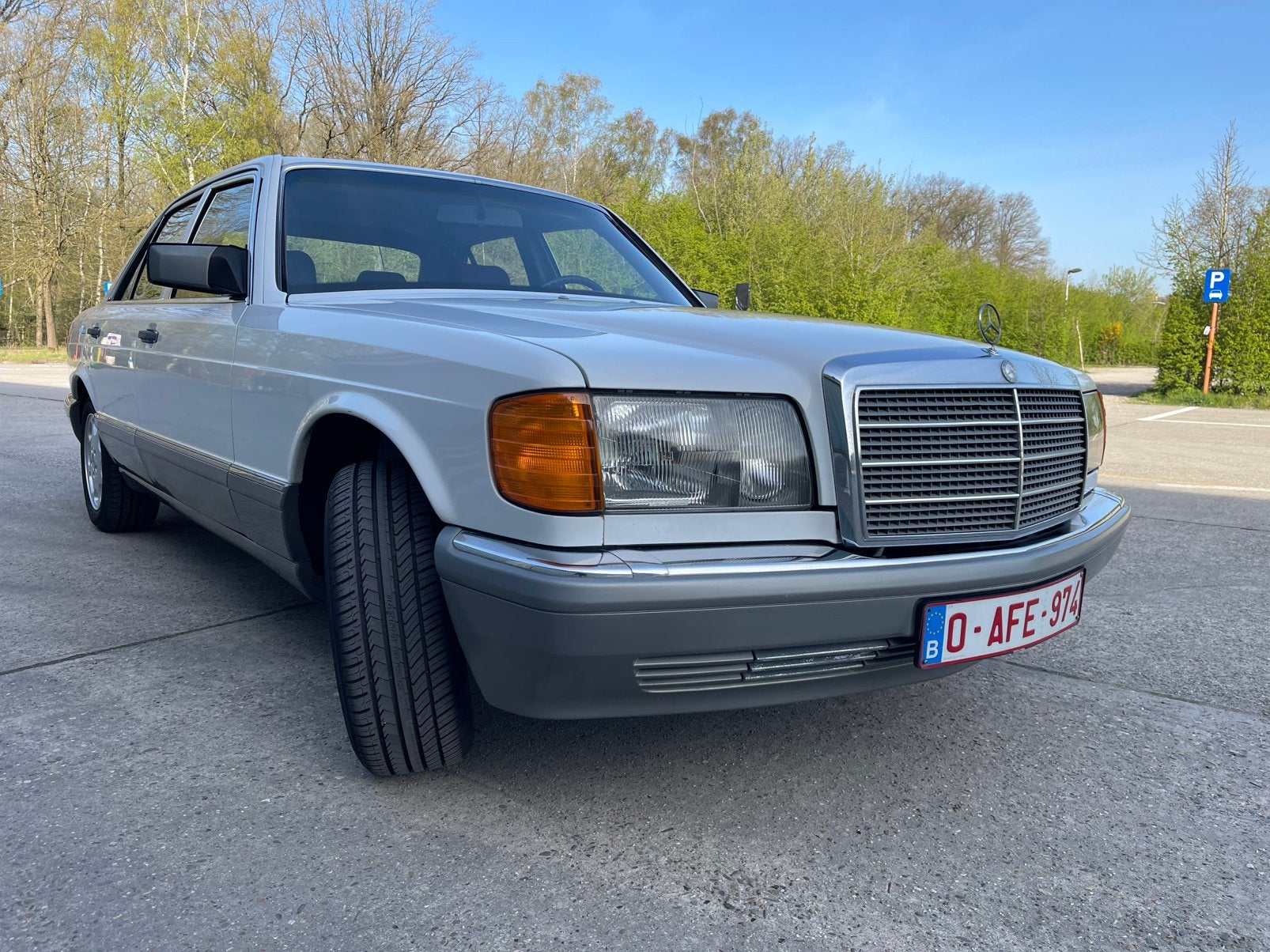 S 280 AUTOMAAT/AIRCO 4drs/Oldtimer!!!!!!, Auto's, Automaat, 4 deurs, Wit, 6 cilinders