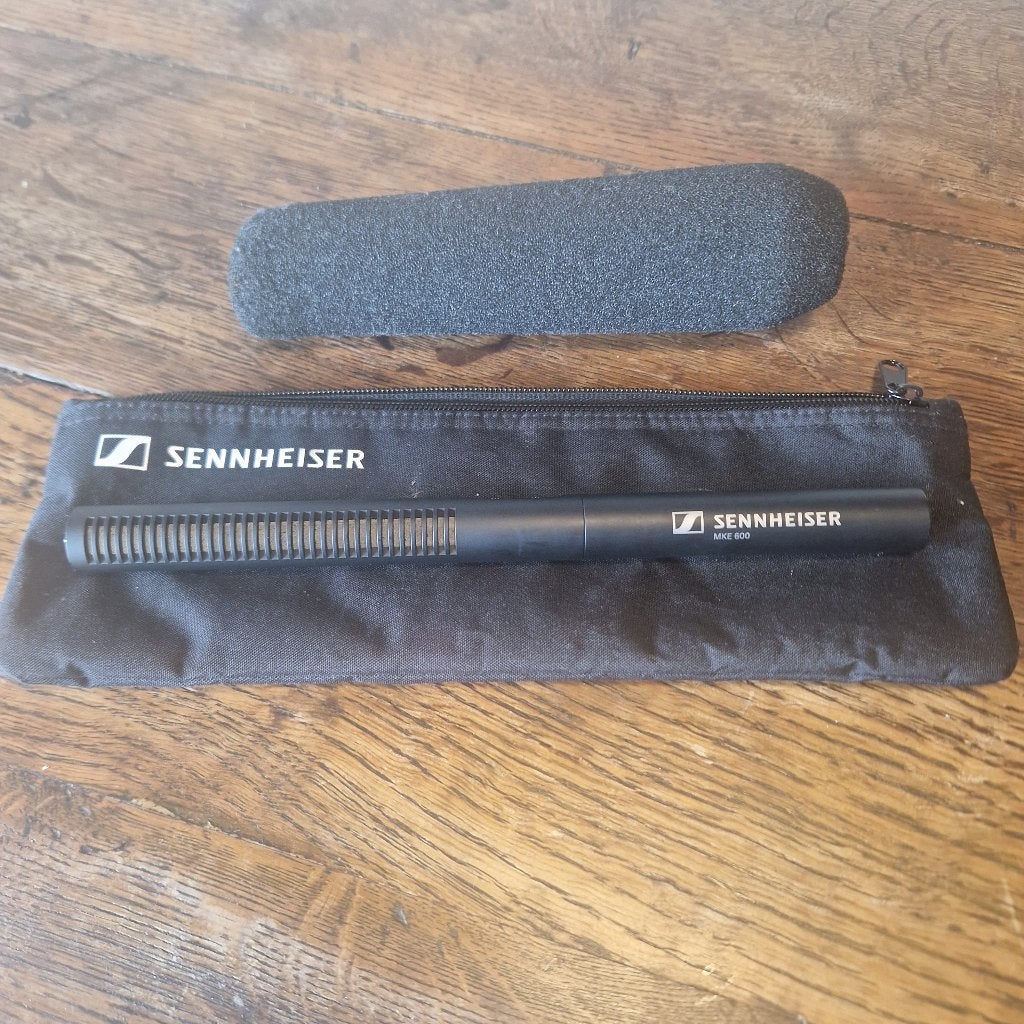 Micro Sennheiser MKE600, Musique & Instruments, Microphones, Enlèvement, Comme neuf, Micro studio