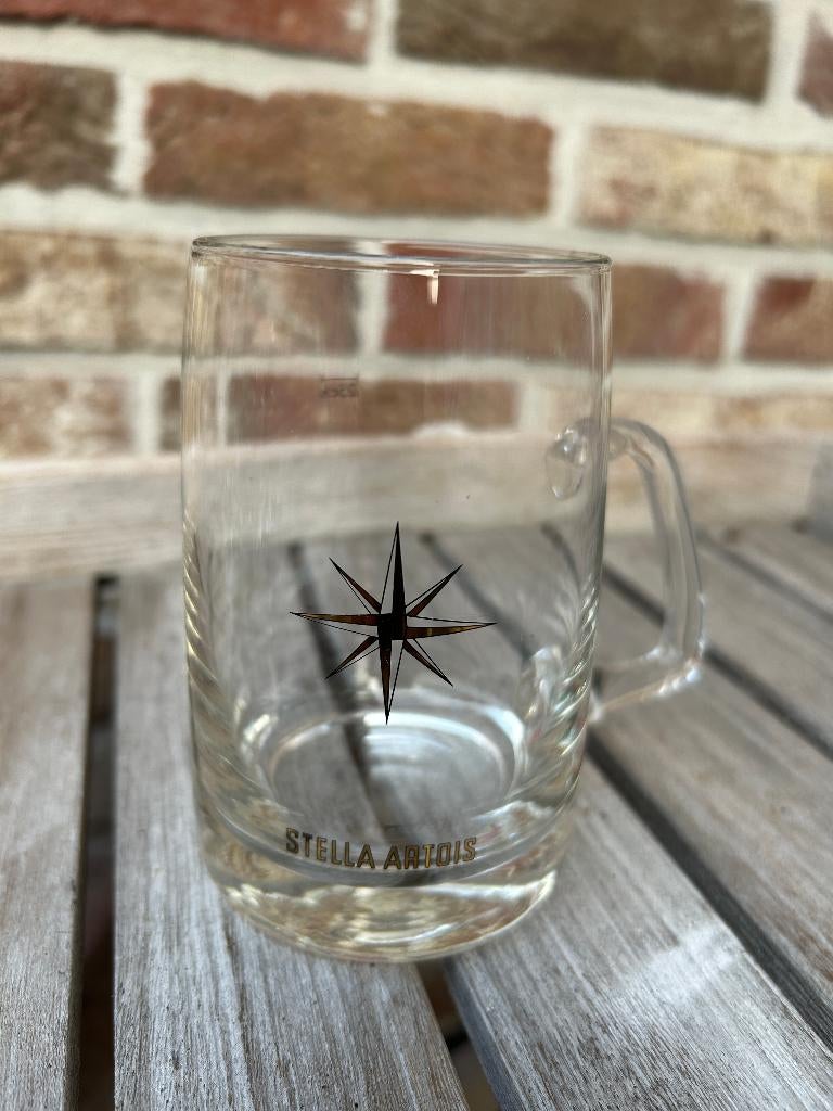 SPECIALE STELLA GLAZEN MET HANDVAT ZO GOED ALS NIEUW, Verzamelen, Ophalen of Verzenden, Zo goed als nieuw, Glas of Glazen, Stella Artois