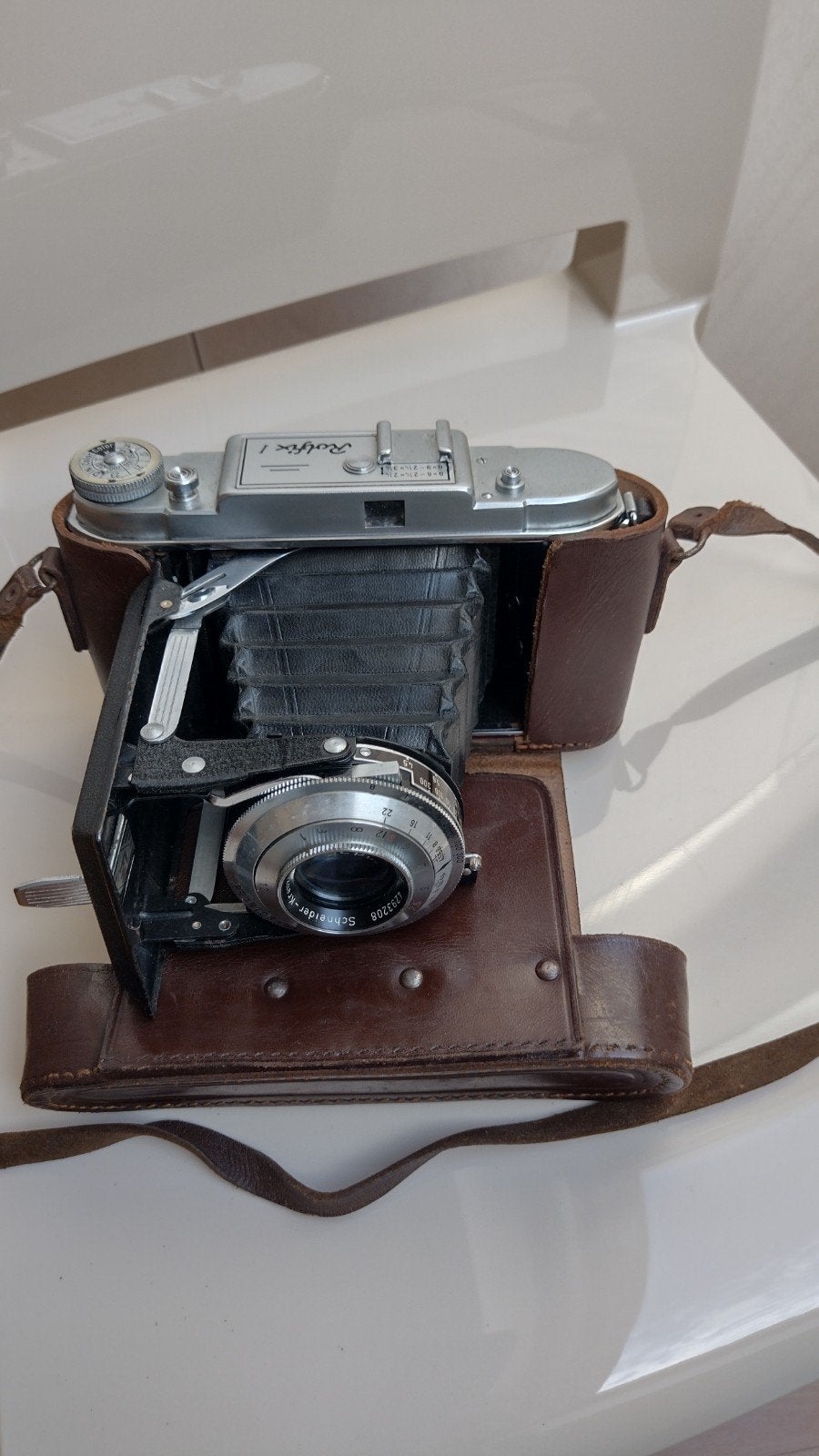ROLFiX analoge balgcamera (1962), Ophalen
