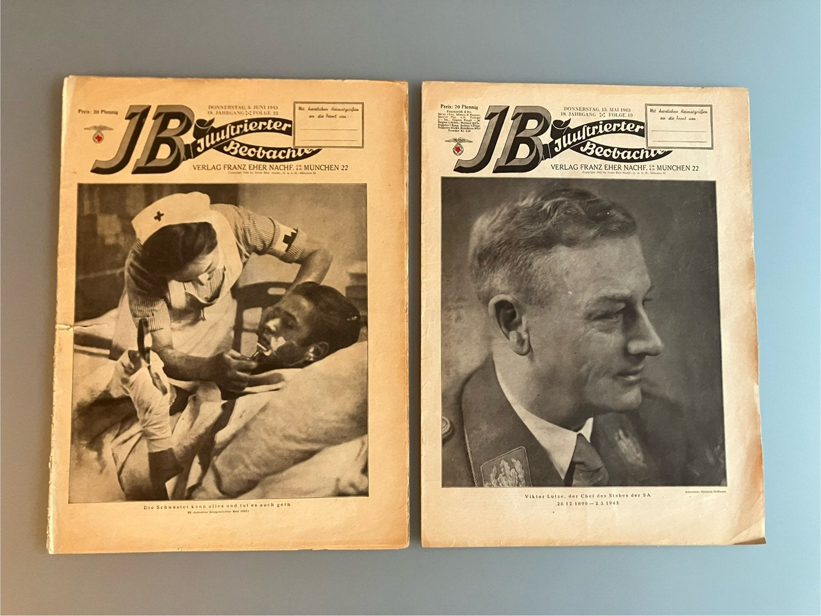 2 x Journal/magazine allemand, Collections, Enlèvement ou Envoi