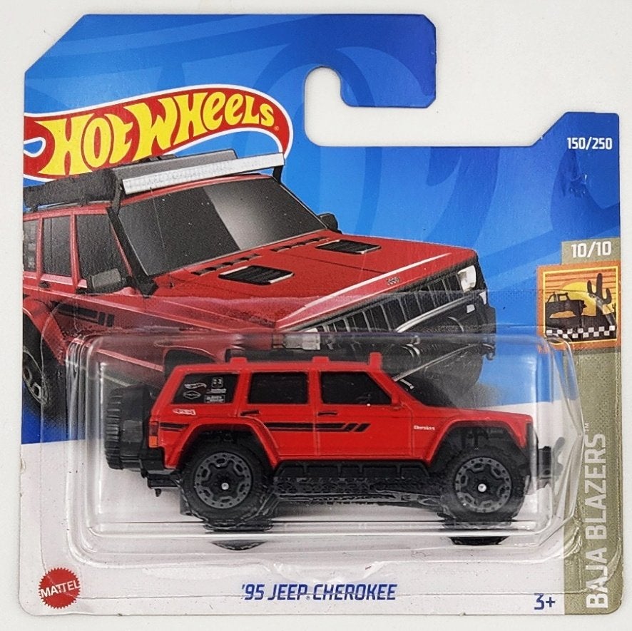 Hot Wheels - Baja Blazers - '95 Jeep Cherokee - HCX28 - 1:64, 333 Continental Boulevard, El Segundo, CA 90245, United States, Nieuw