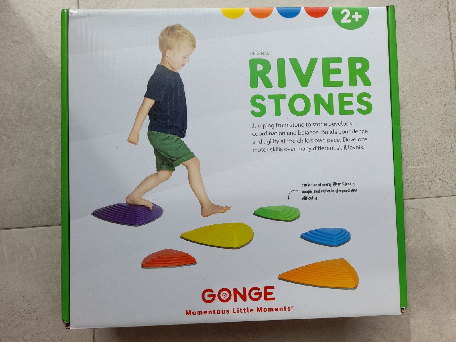Gonge rivierstenen, Ophalen, Zo goed als nieuw