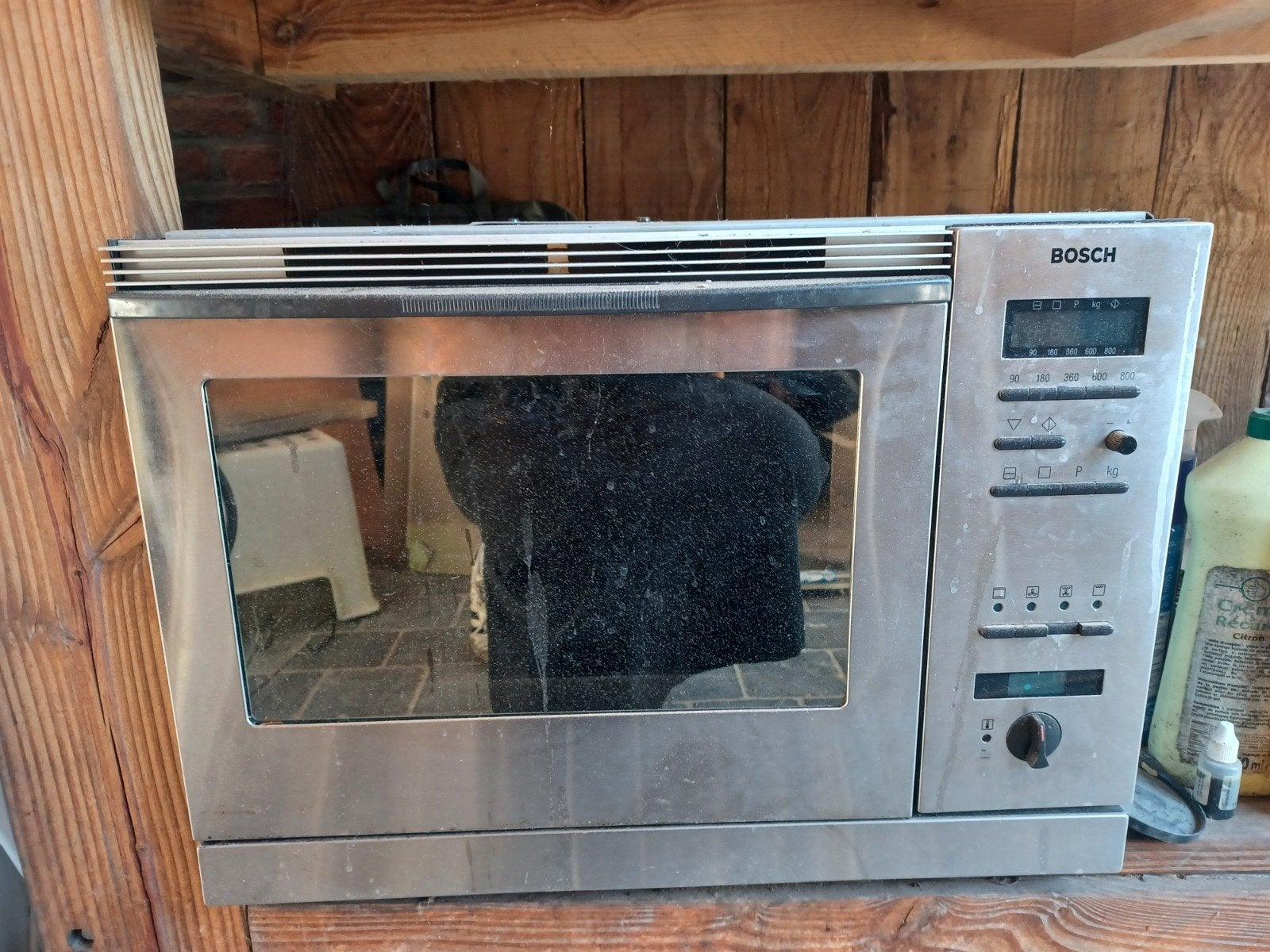 microgolfoven bosch, Elektronische apparatuur, Ophalen, Gebruikt, Microgolfoven, 60 cm of meer