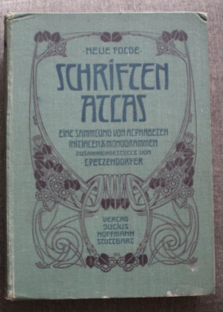 Julius Hoffmann Atlas der Lettertypes, Antiek en Kunst, Ophalen of Verzenden, L. Petzendorfer