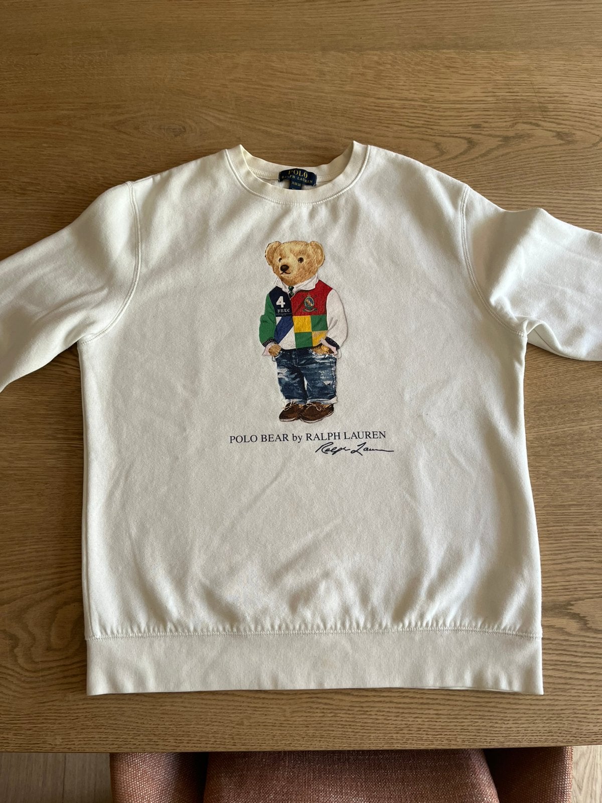 Polo ralph lauren sweater, Ophalen, Gedragen, Wit