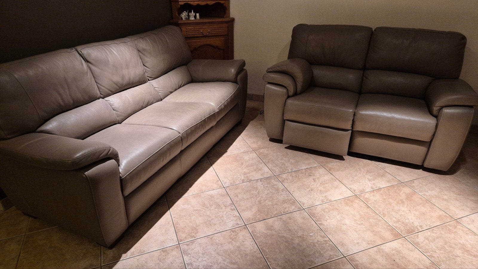 Lederen sofa Chateau d'ax, Huis en Inrichting, Ophalen