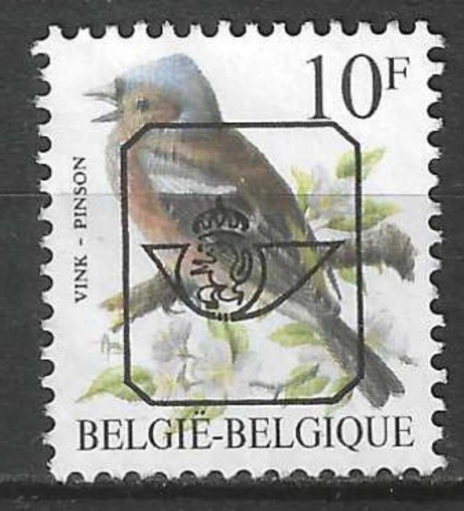 Belgie 1990 - OBP 834pre - Vink - 10 F. (ZG), Verzenden, Postfris, Zonder gom, Voertuigen