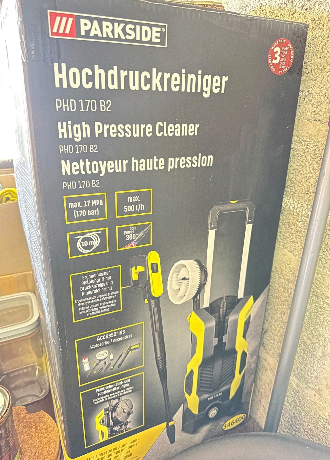Nettoyer haute pression Parkside, Tuin en Terras, Ophalen