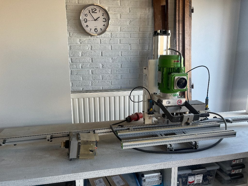 Pot en rijboormachine, Ophalen, Gebruikt