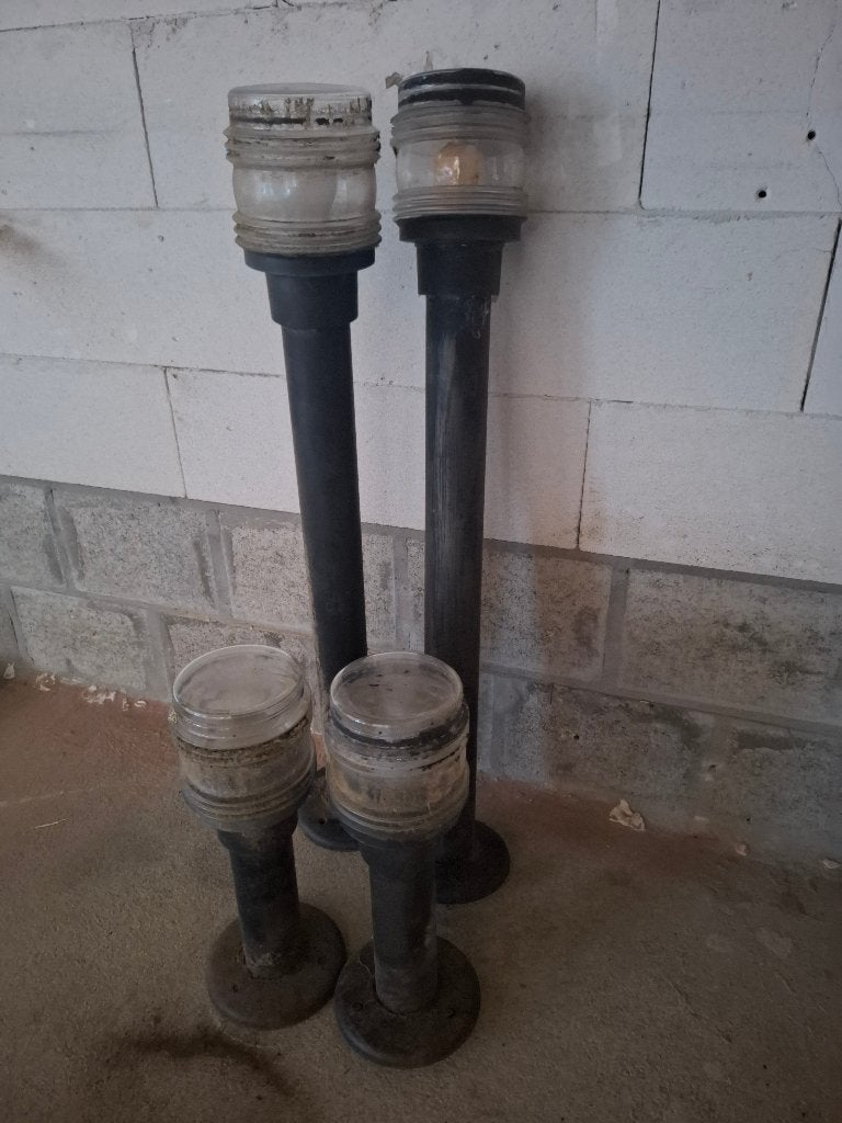 Tuin lampen, Tuin en Terras, Ophalen, Kunststof, Gebruikt, Staande lamp