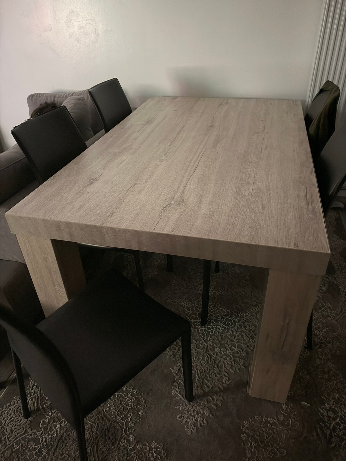 Eettafel met 6 stoelen in goede staat, Huis en Inrichting, Ophalen, Gebruikt