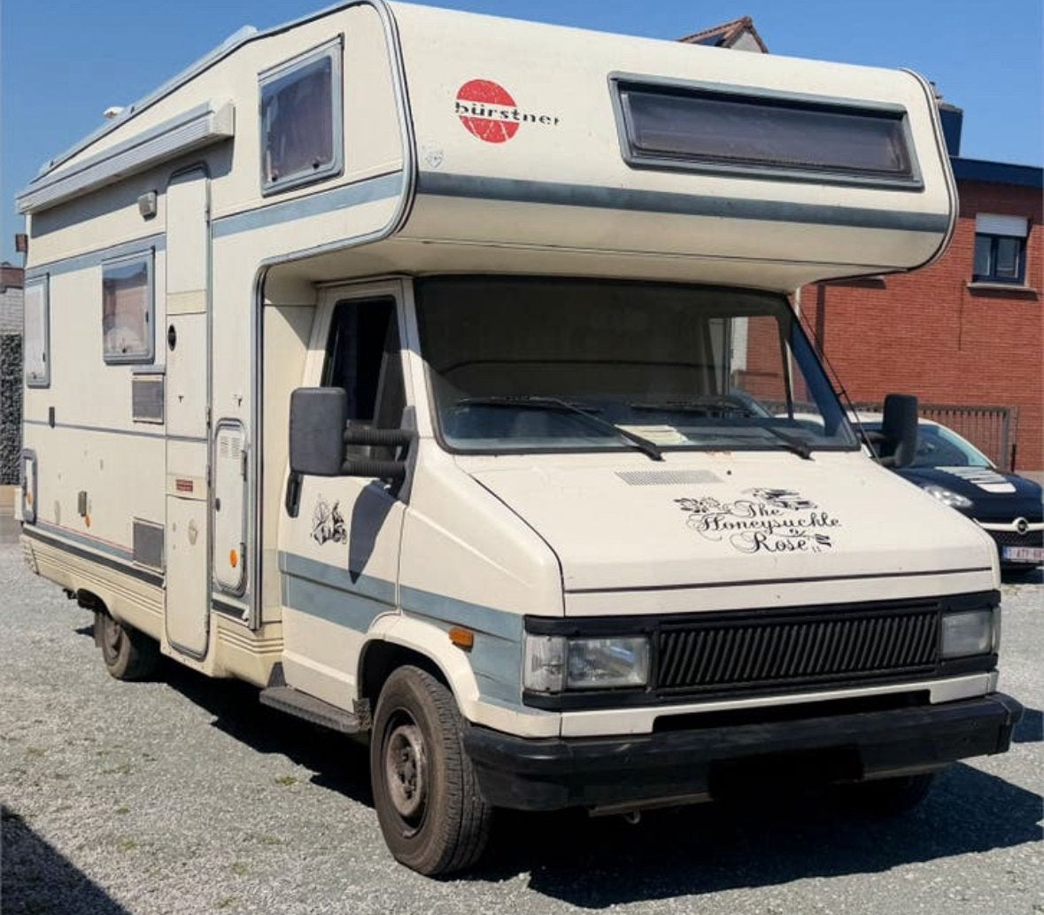 Fiat Ducato Bürstner 2.5D (1994) Oldtimer Mobilhome gekeurd!, Caravanes & Camping, Camping-cars, Entreprise, jusqu'à 4, Alcôve