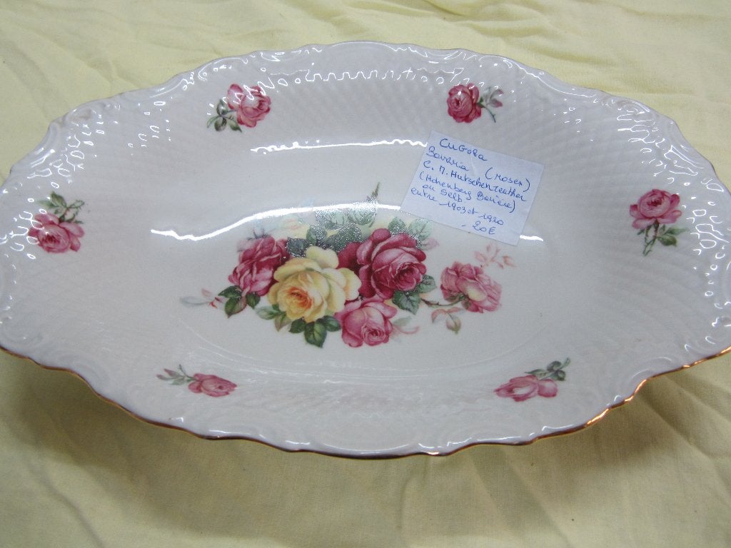 plat ovale Bavaria hutschen reuther 1903-1920, Enlèvement ou Envoi