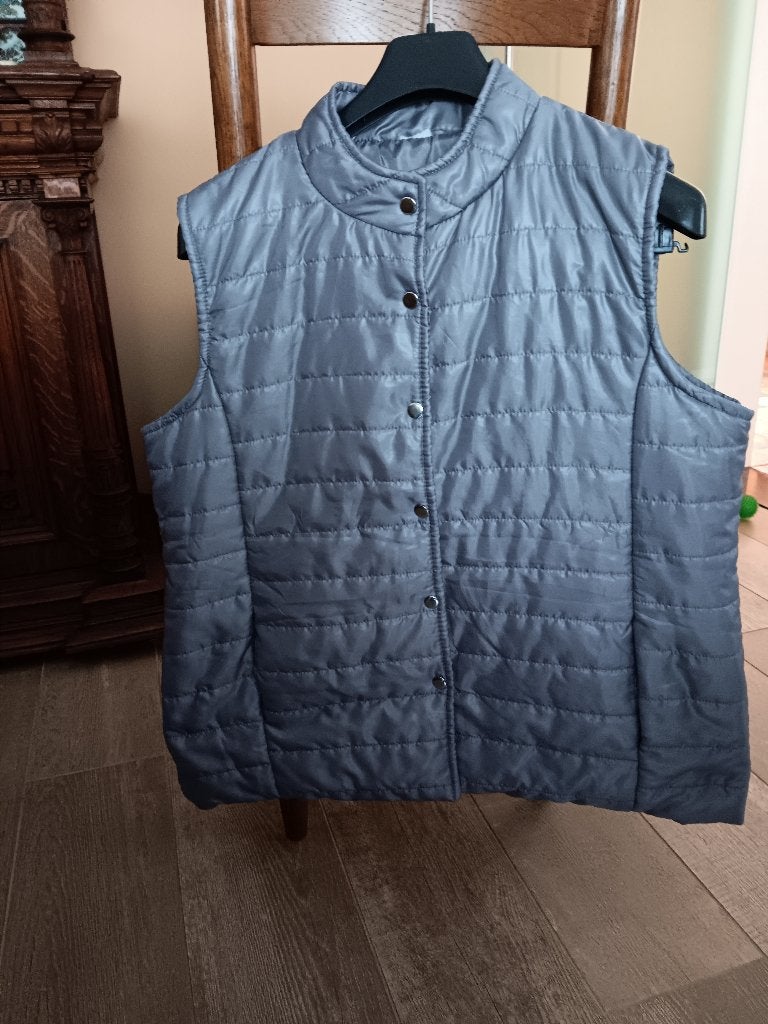 gilet sans manches (gilet pare-corps), Vêtements | Femmes, Blousons sans Manches, Taille 42/44 (L), Gris, Enlèvement ou Envoi