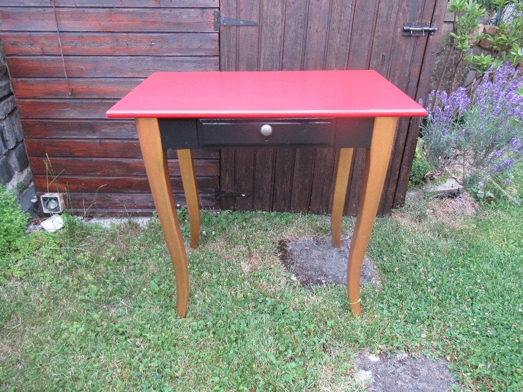 Petite table d’appoint en bois 79x50 cm ht 74,5 cm bon état, Maison & Meubles, 50 à 100 cm, Jusqu'à deux personnes, Enlèvement