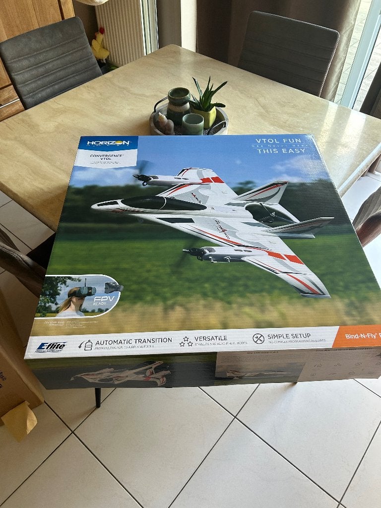 Rc vliegtuig /drone Vtol, Ophalen, Nieuw, Elektro, RTF (Ready to Fly)