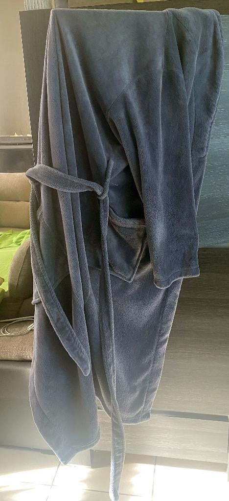 Kamerjas, badjas, antraciet, maat M/L, unisex, Kleding | Dames, Homewear, Ophalen, Zo goed als nieuw, Maat 38/40 (M), Overige kleuren