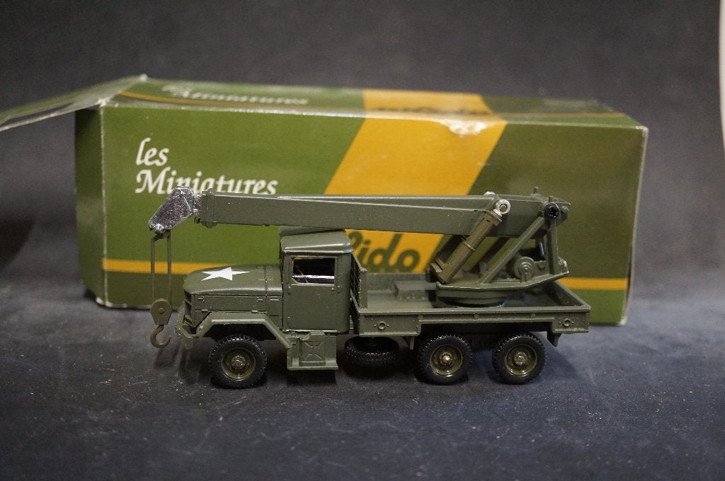 Solido M34 Kaiser jeep militaire kraanwagen - 1/50 - TOP, Ophalen of Verzenden, Zo goed als nieuw