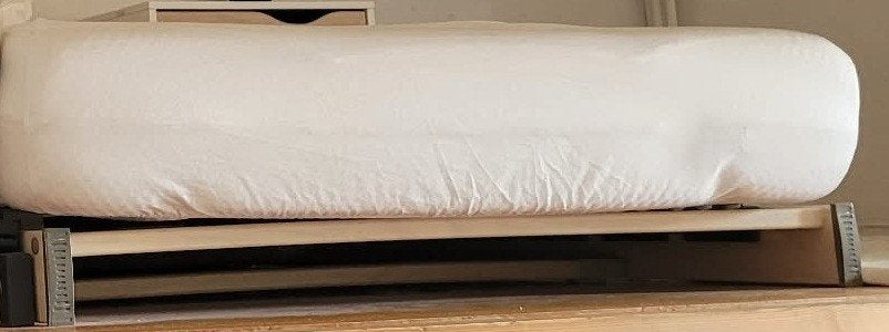 sommier + matelas 1 pers, 90 cm, Une personne, Enlèvement, Utilisé