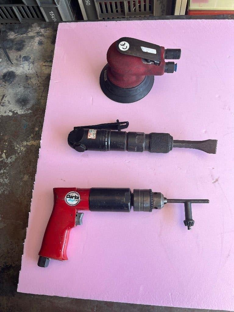 pneumatisch gereedschap lot of apart, Ophalen of Verzenden, Zo goed als nieuw, Beitel, Overige merken