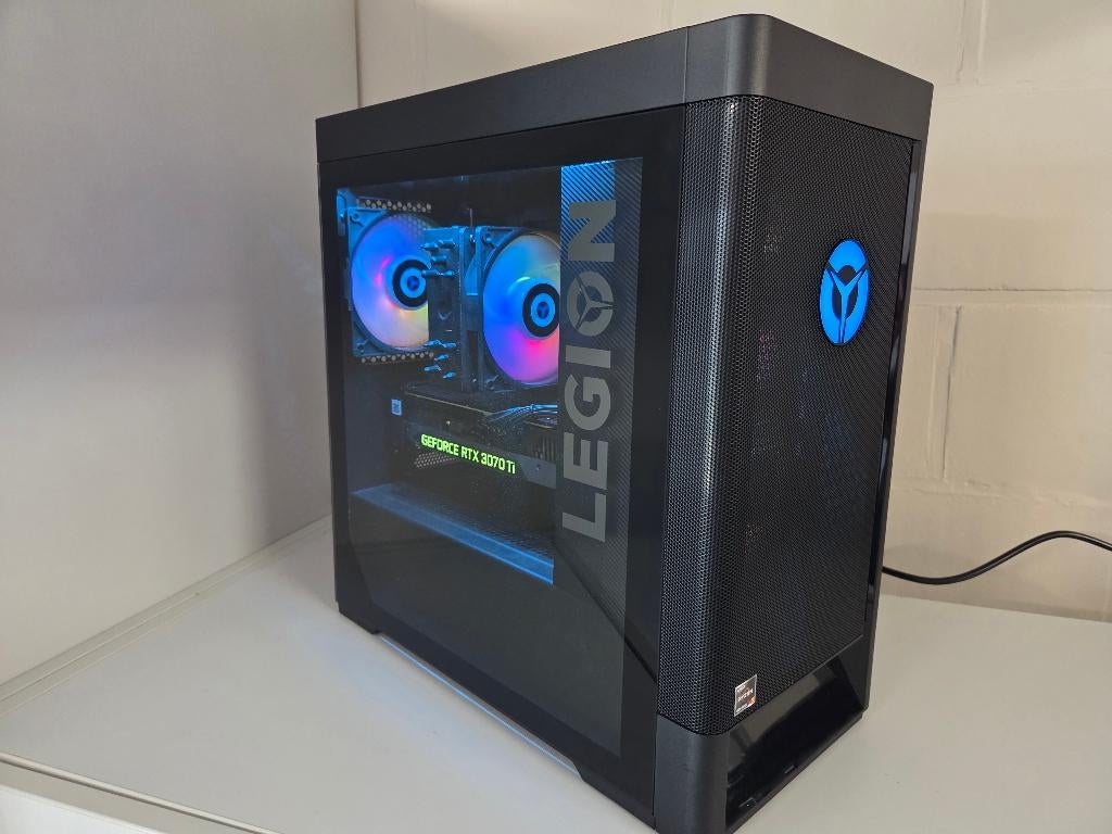 Lenovo T5 AMD Ryzen 9 5900X   RTX 3070Ti, Informatique & Logiciels, Ordinateurs de bureau, Comme neuf, 3 à 4 Ghz, SSD, 32 GB, Avec carte vidéo