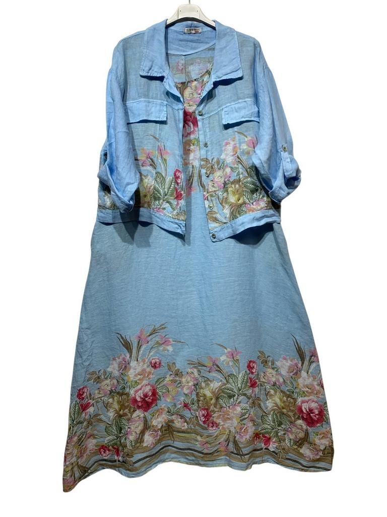 Ensemble Robe + Veste 100% LIN, Vêtements | Femmes, Autres couleurs, Autres types, Colette, Envoi