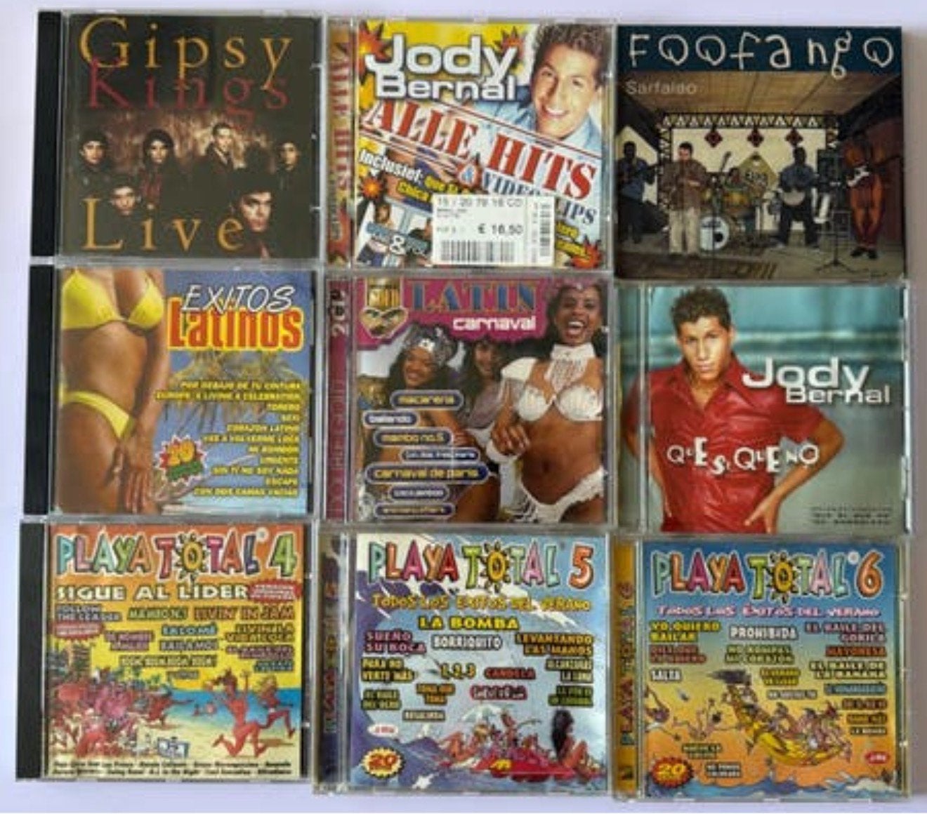 18 Latin music cd’s (Gratis), Ophalen, Zo goed als nieuw