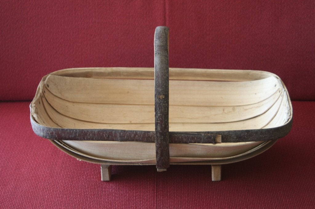 Sussex trug bloemenmand, Ophalen
