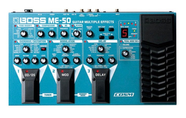 Boss ME-50 gitaar effecten processor. Perfecte staat!, Enlèvement, Comme neuf
