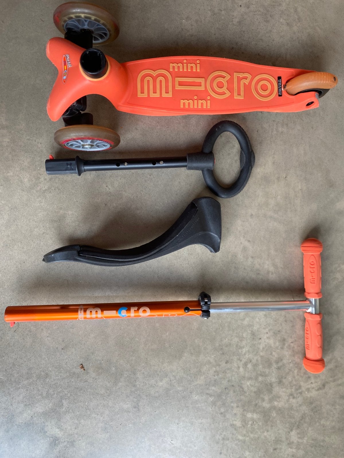Micro-mini-step, Ophalen, Zo goed als nieuw