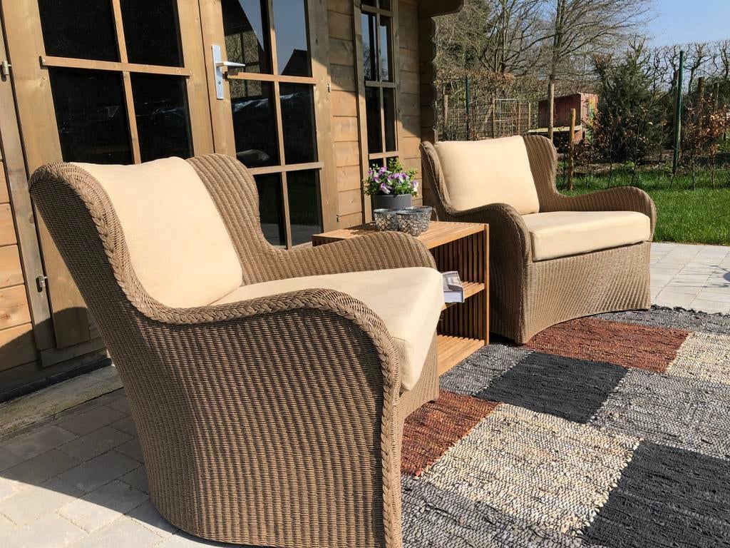 Twee prachtige Loungestoelen Vincent Sheppard, Tuin en Terras, Ophalen