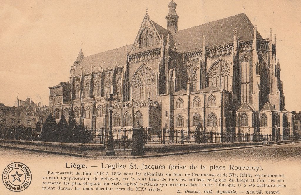LUIK -  Kerk  St-Jacques, Ophalen of Verzenden, Ongelopen, Luik