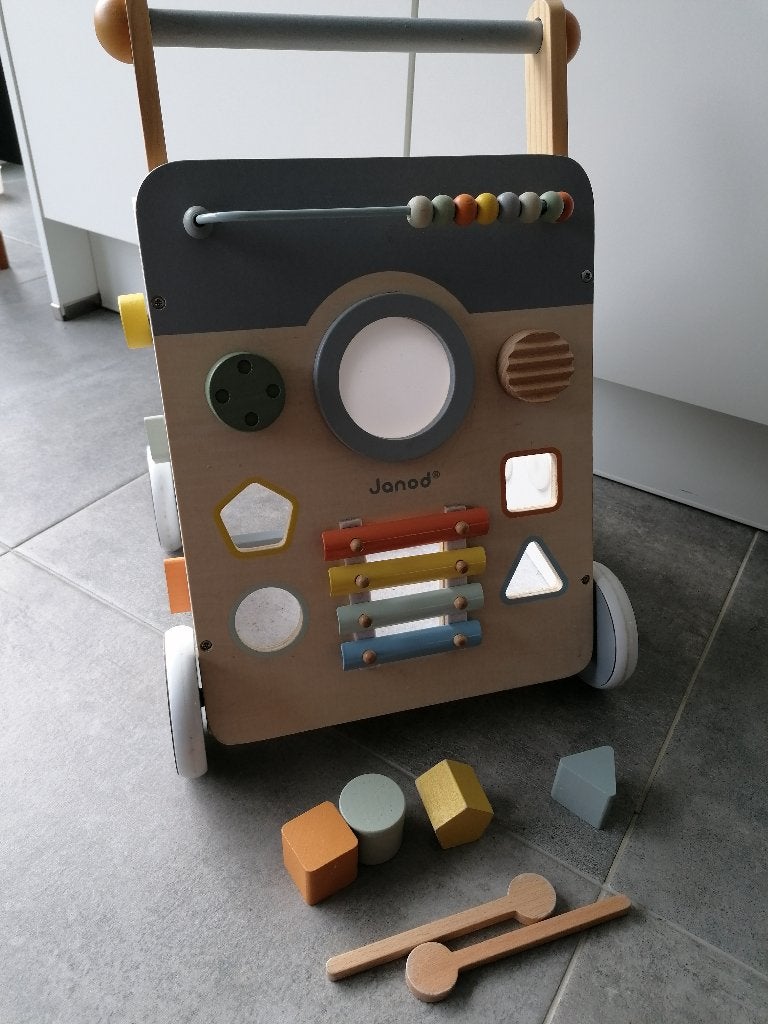 Loopwagen Janod, Kinderen en Baby's, Ophalen, Gebruikt, Rij- of Hobbelspeelgoed
