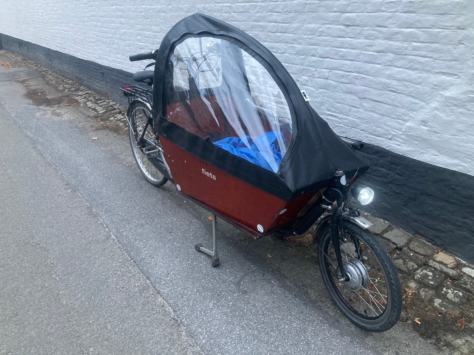 Elektrische bakfiets punt Nl long, Ophalen, Zo goed als nieuw, Overige merken, Huif