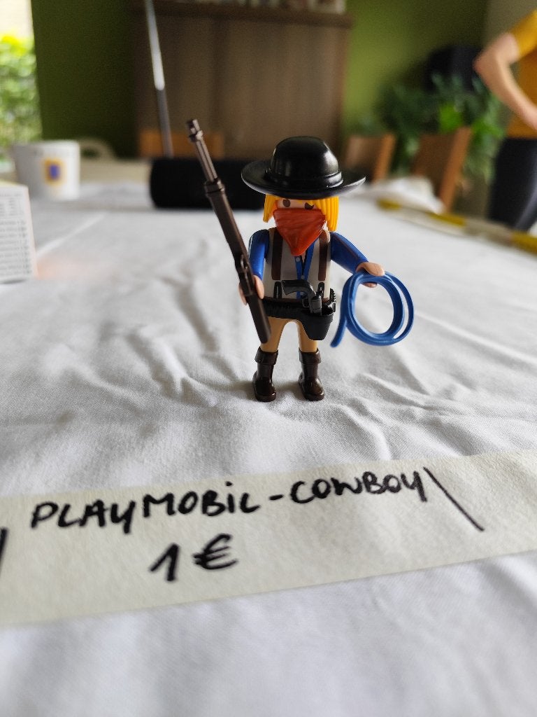 Playmobil cowboy, Enfants & Bébés, Jouets | Playmobil, Autres séries, Utilisé, Figurines, Kit complet