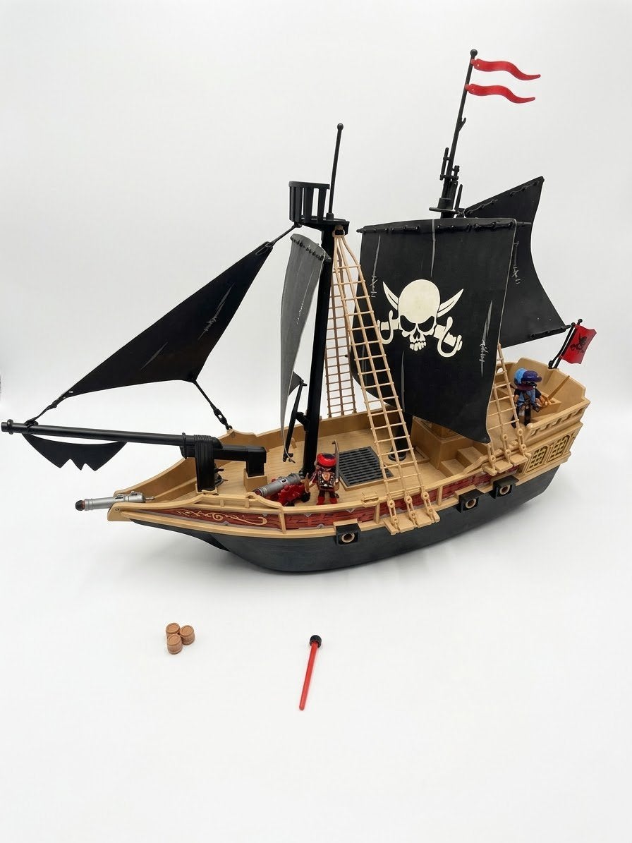 Playmobil 6678 Piraten aanvalsschip, Pirates, Gebruikt, Complete set, Ophalen of Verzenden