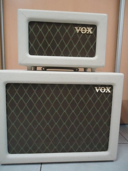 VOX AC4TVH amp + cab, Muziek en Instrumenten, Versterkers | Bas en Gitaar, Zo goed als nieuw, Gitaar, Minder dan 50 watt, Ophalen