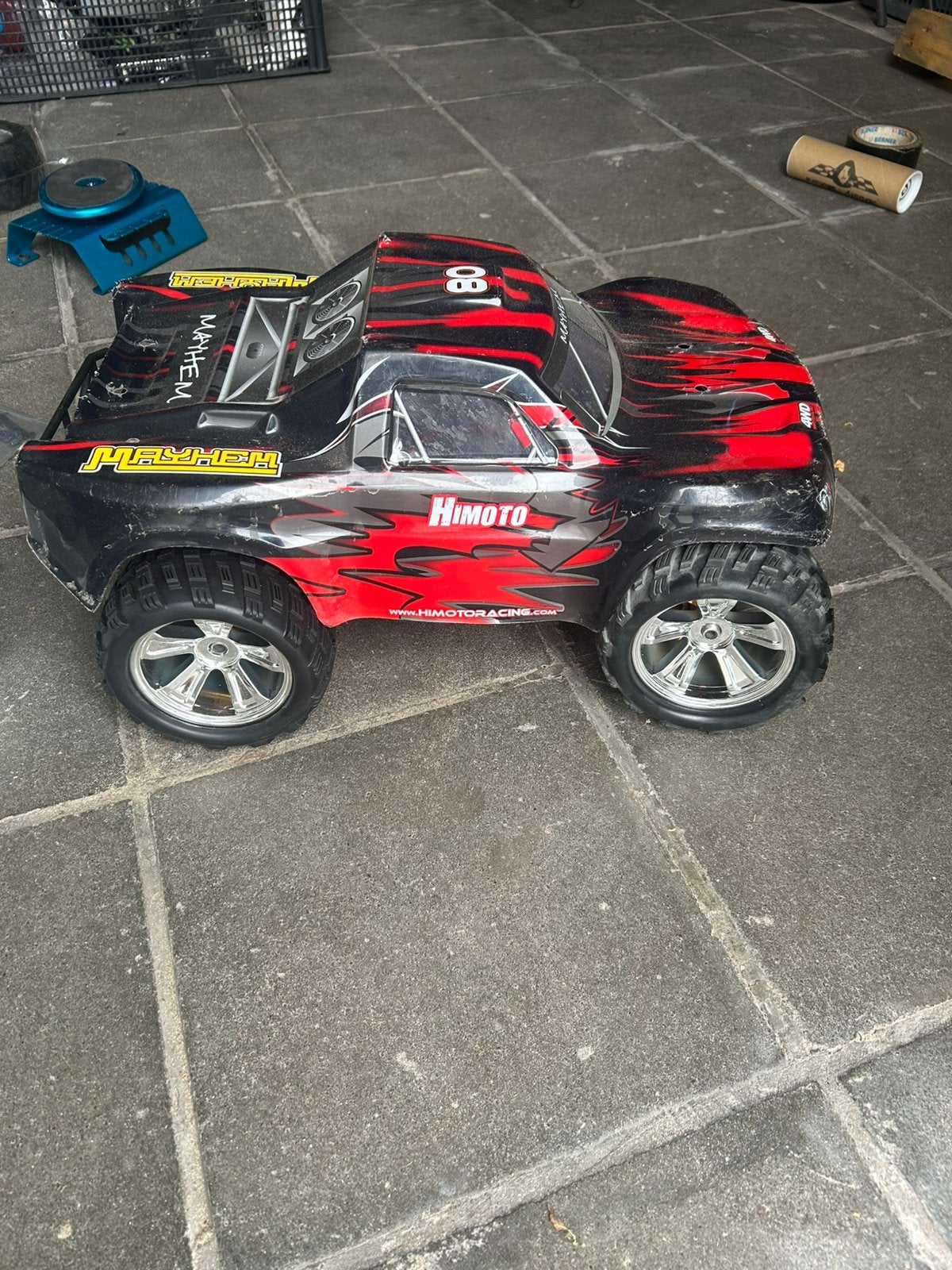 1/8 Himoto RC auto (te herstellen), Enlèvement ou Envoi, Échelle 1:8, Voiture off road, Utilisé
