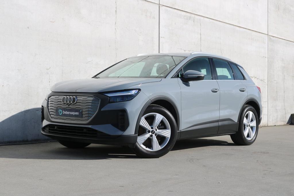 Audi Q4 e-tron 35 55 kWh, Autos, Audi, 0 kg, Argent ou Gris, 0 kg, Noir