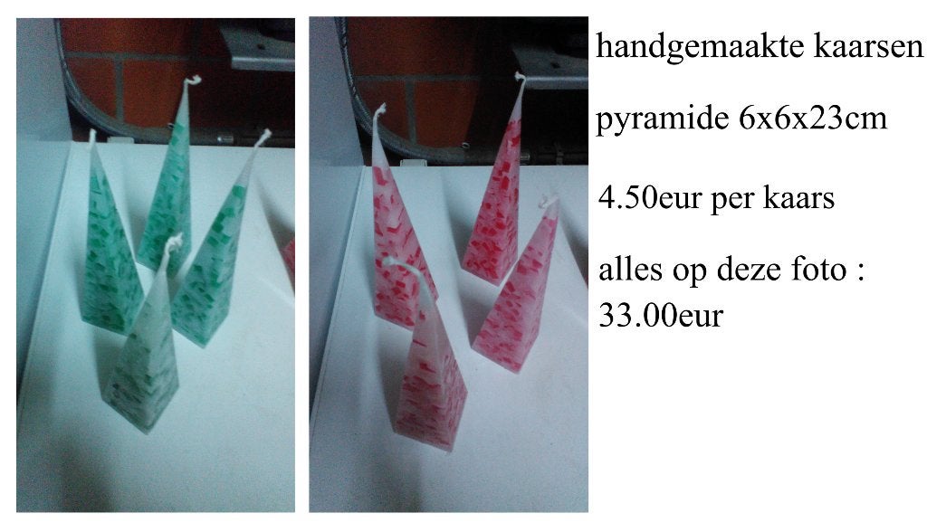 kaarsen verjaardag piramide moederdag mama valentijn harten, Ophalen of Verzenden, Nieuw